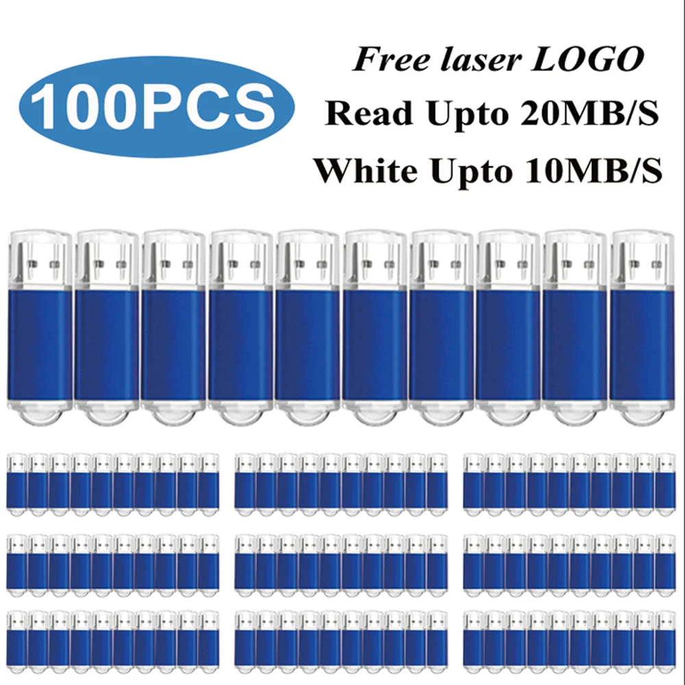 100PCS/lot Colour USB Flash Drive wholesale 2.0 1G 2G 4G 8G 16GB Memory Stick Pendrive 32GB 64GB USB Stick Flash Disk Free laser 1